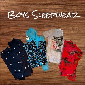 Boys Sleepwear Bundle - Boys Size Small & Medium